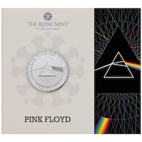 UK26PFBU 2026 Pink Floyd Five Pound Brilliant Uncirculated Music Legends Mint Pack Coin Thumbnail