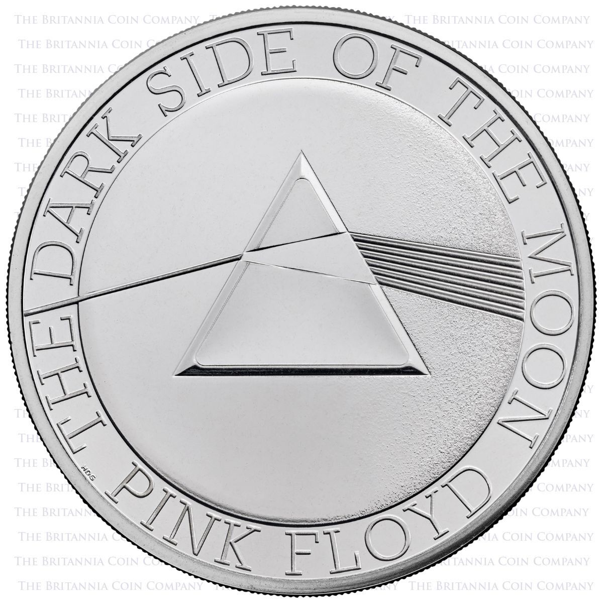 UK26PFBU 2026 Pink Floyd Five Pound Brilliant Uncirculated Music Legends Mint Pack Coin Reverse