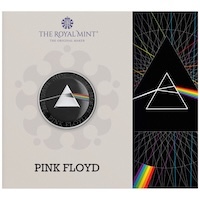 UK26PFBUC 2026 Pink Floyd Five Pound Coloured Brilliant Uncirculated Music Legends Mint Pack Coin Thumbnail