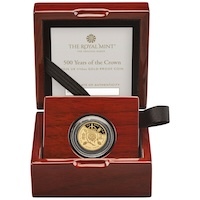 UK26TCG10 2026 500 Years Of The Crown Tenth Ounce Gold Proof Coin Thumbnail