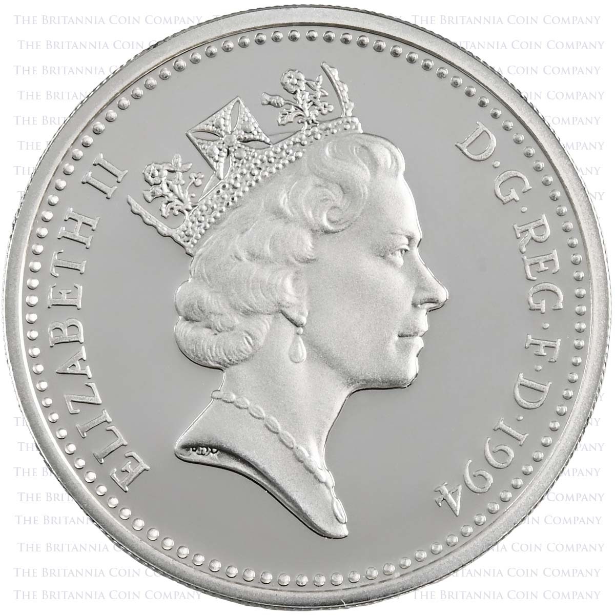 1994 Scottish Lion £1 Piedfort Silver Proof Obverse
