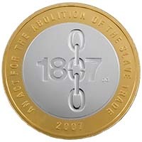UKASTSP 2007 Abolition of the Slave Trade £2 Silver Proof Thumbnail