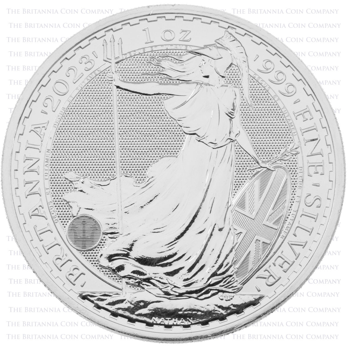 2023 Britannia One Ounce Silver Bullion 500 Coin Monster Box King Charles III Reverse