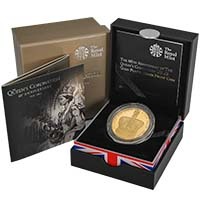UKCAPG 2013 Queen’s Coronation 60th Anniversary £5 Crown Gold Plated Silver Proof Thumbnail