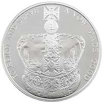 UKCASP 2013 Queen's Coronation 60th Anniversary £5 Crown Silver Proof Thumbnail