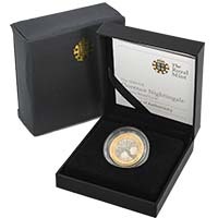 UKFNSP 2010 Death Of Florence Nightingale 100th Anniversary Two Pound Silver Proof Coin Thumbnail