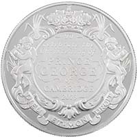 UKGCPF 2013 Prince George Christening £5 Crown Piedfort Silver Proof Thumbnail