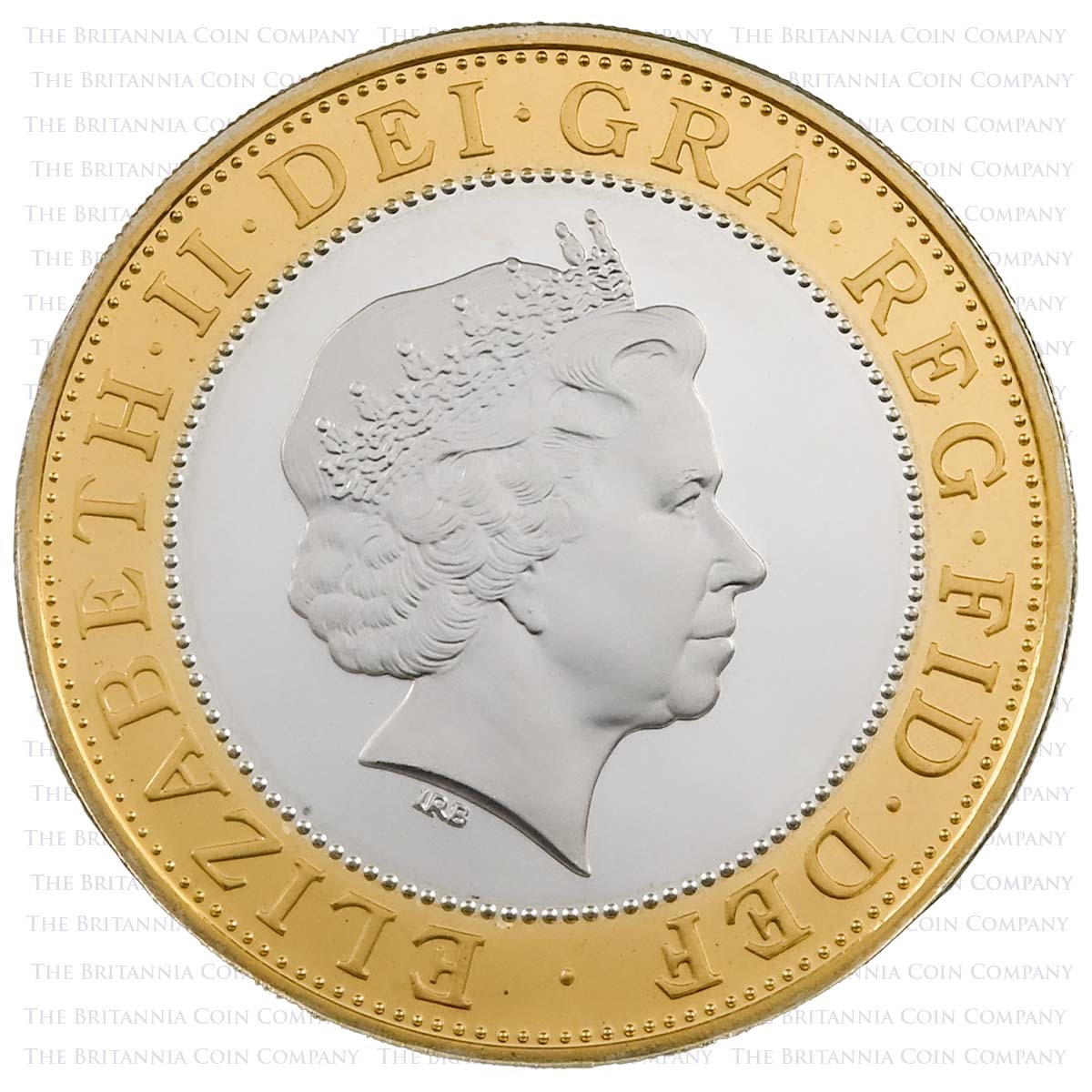 UKGPPF 2005 Gunpowder Plot Guy Fawkes Two Pound Piedfort Silver Proof Coin Obverse