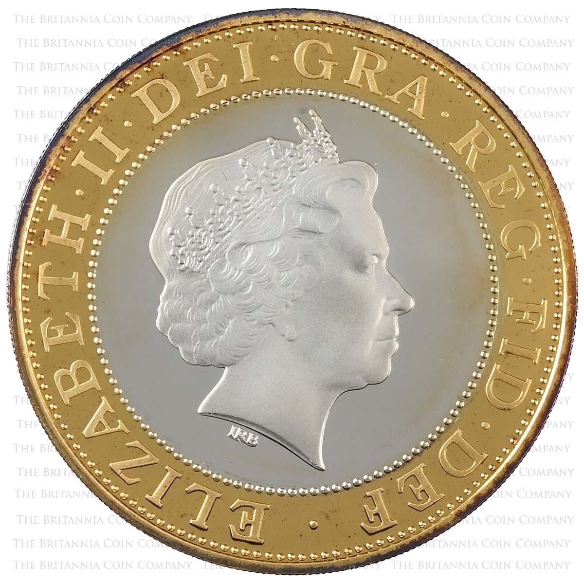 UKIB2SP 2006 Isambard Kingdom Brunel £2 Set Silver Proof Obverse