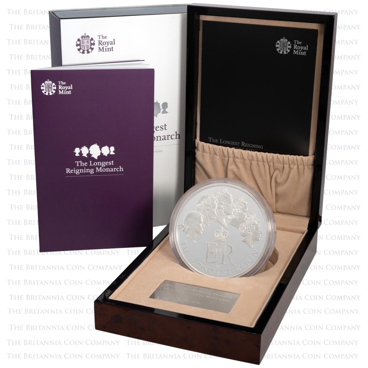UKLRMGK 2015 Longest Reigning Monarch One Kilogram Silver Proof Coin Boxed