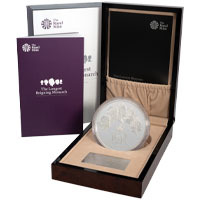 UKLRMGK 2015 Longest Reigning Monarch One Kilogram Silver Proof Coin Thumbnail