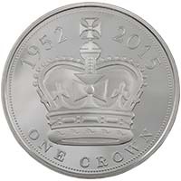 UKLRMSP 2015 Longest Reigning Monarch £5 Crown Silver Proof Thumbnail