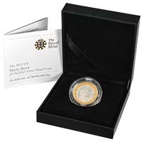 UKMRPF 2011 Mary Rose Two Pound Piedfort Silver Proof Coin Thumbnail