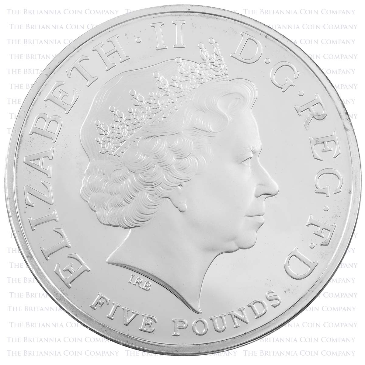 UKPC80SP 2008 Charles Prince Of Wales 60th Birthday £5 Crown Silver Proof Obverse
