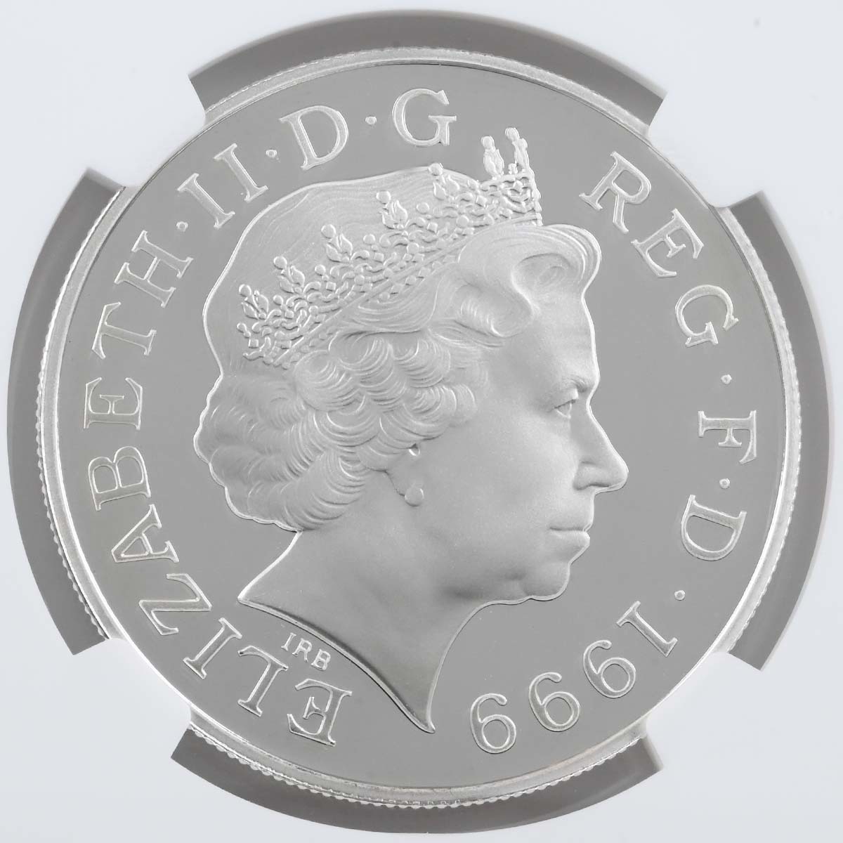 1999 Princess Diana £5 Crown Silver Proof PF 69 Ultra Cameo Obverse