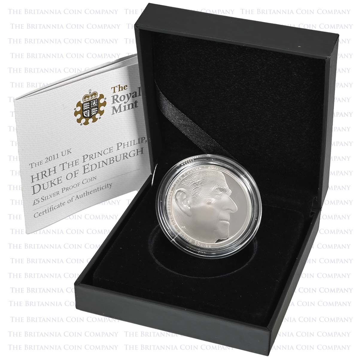 UKPHILSP 2011 Prince Philip 90th Birthday £5 Crown Silver Proof Boxed