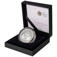 2010 Restoration Of The Monarchy 1660 Five Pound Crown Piedfort Silver Proof Coin Thumbnail