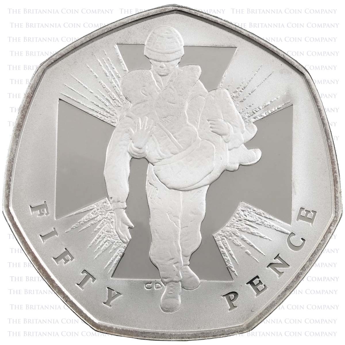 2006 Victoria Cross 50p Set Silver Proof Soldiers Reverse