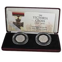 2006 Victoria Cross 50p Set Silver Proof Thumbnail