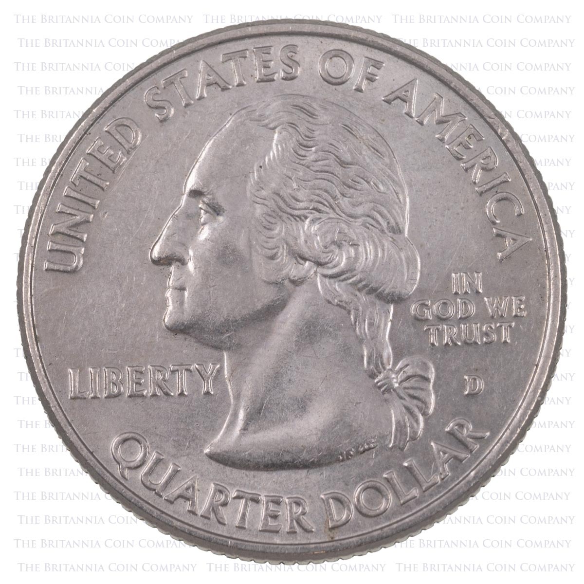 Obverse of the US09ASQ 2009 American Quarter Dollar United States Territories Coin