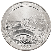 US12CCQ Chaco Culture Quarter Dollar America the Beautiful coin thumbnail design