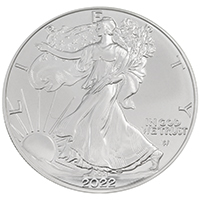 2022 American Eagle One Ounce Silver United States Bullion Coin thumbnail image