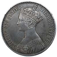 1847 Queen Victoria Gothic Crown Plain Edge Proof N/N Thumbnail