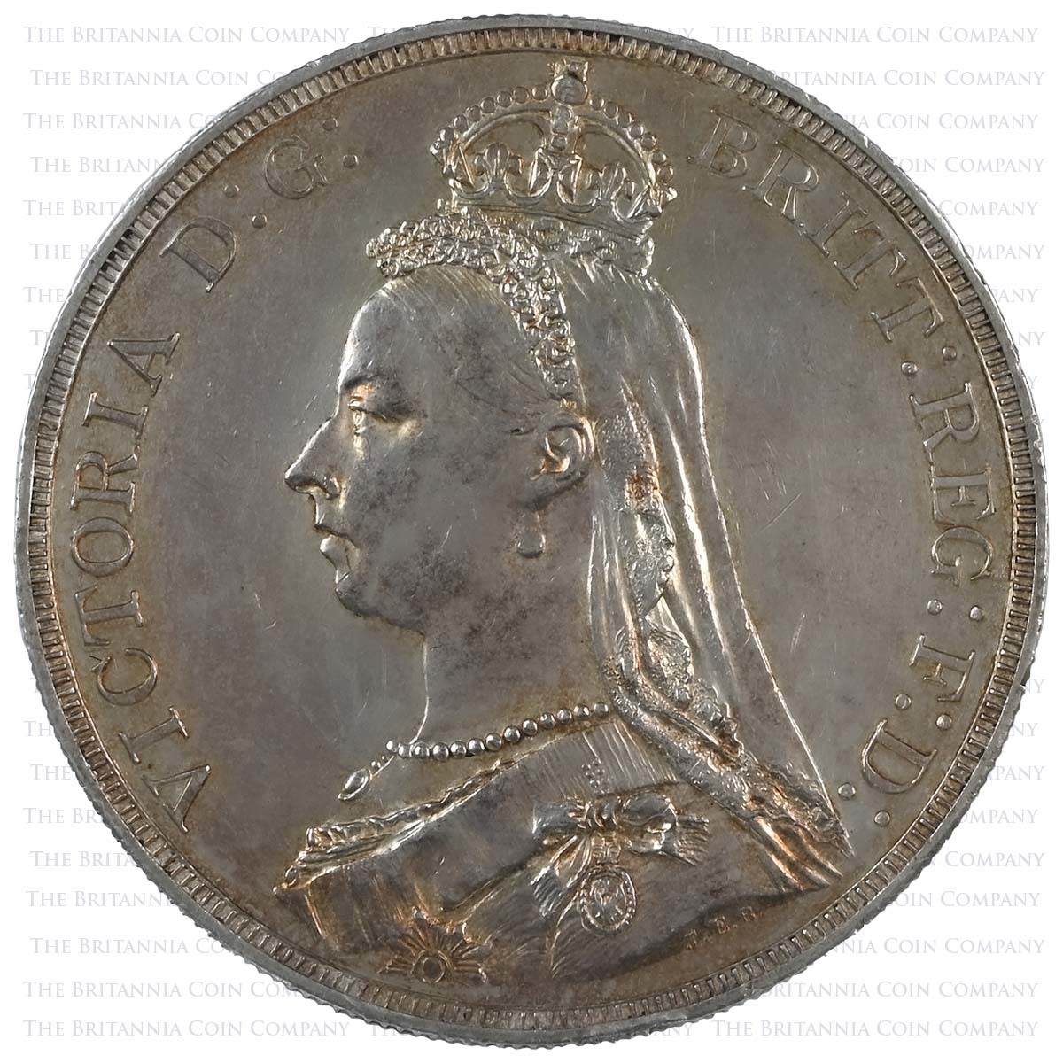 1887 Victoria Crown Proof Like Obverse