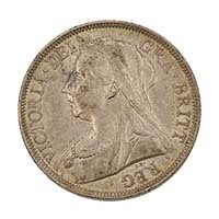 1901 Queen Victoria Silver Halfcrown Thumbnail