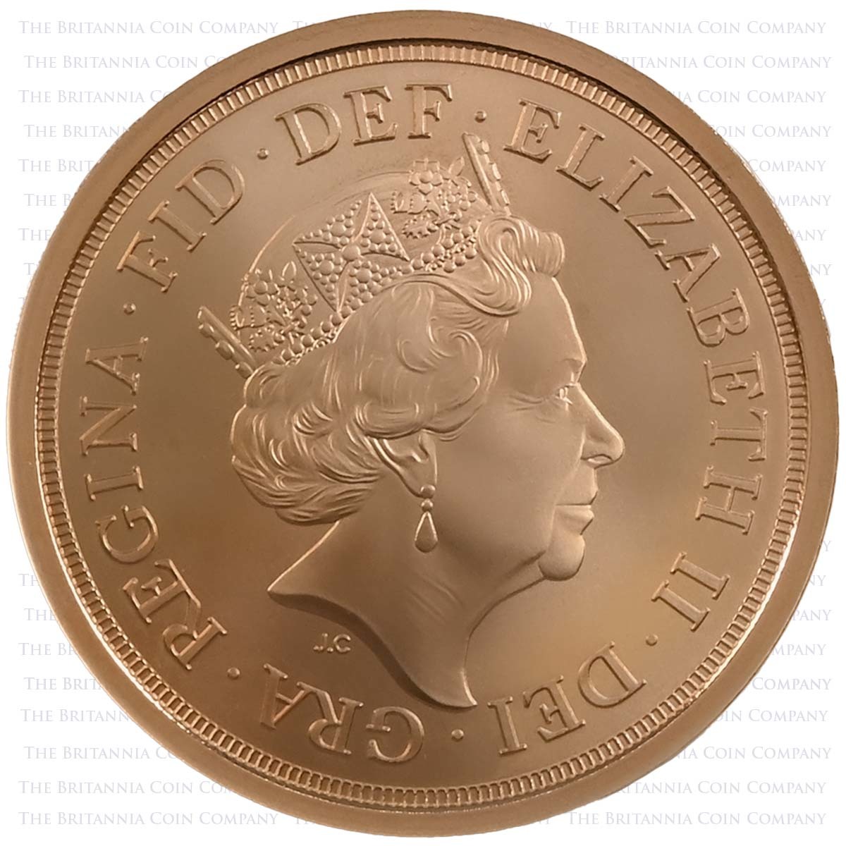 VC19STD 2019 Struck On The Day Sovereign Queen Victoria Obverse