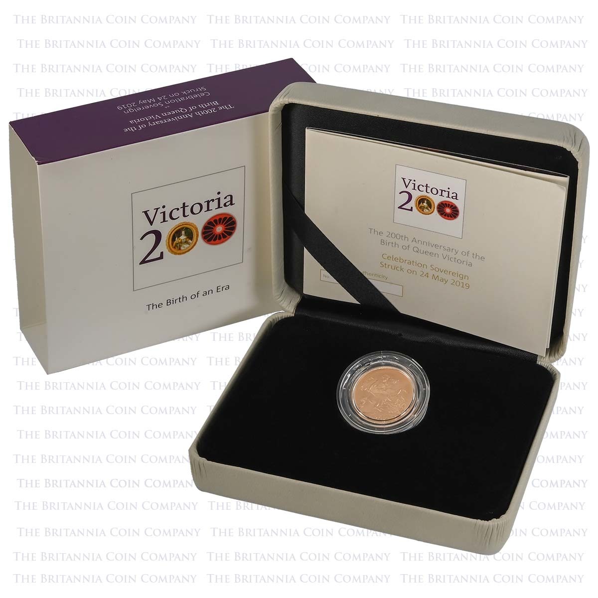 VC19STD 2019 Struck On The Day Sovereign Queen Victoria Boxed