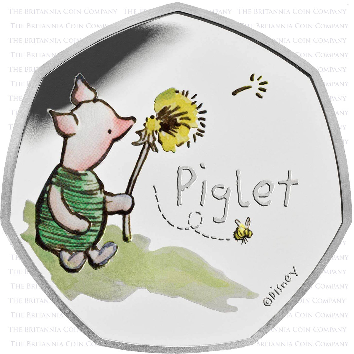 Winnie the Pooh Collection : Piglet Silver Proof 50p