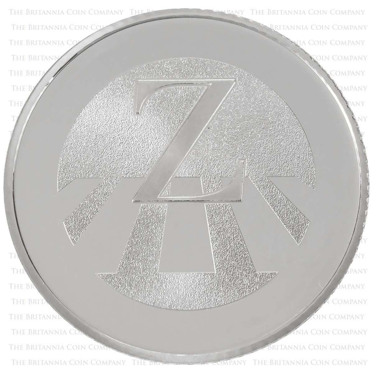 2018 Zebra Crossing Ten Pence Silver Proof Alphabet A-Z Coin reverse design